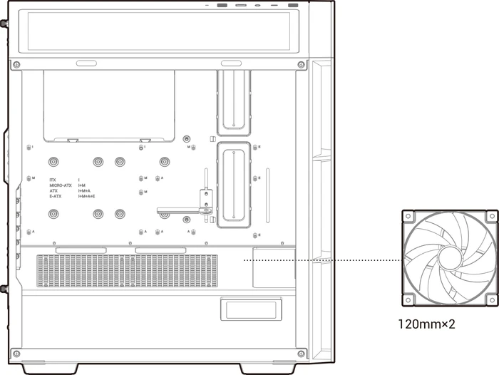 DeepCool CH560 Digital, schwarz, Glasfenster