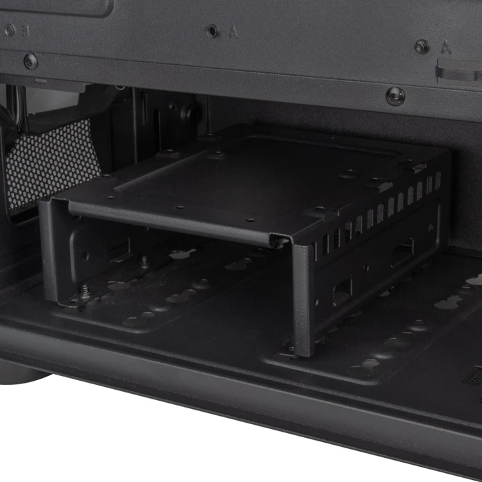 SilverStone Fara 511Z, schwarz, Glasfenster