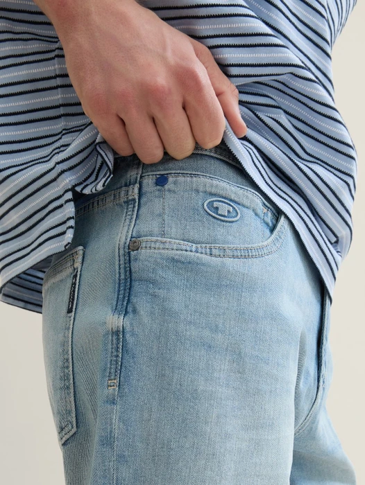 Tom Tailor Josh Jeansshorts Jeans light stone blue denim (Herren)
