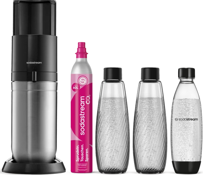 SodaStream Duo Vorteilspack Trinkwassersprudler titan