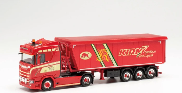 Herpa Scania CS 20 HD Stöffelliner-Sattelzug Hans Kirn Transporte