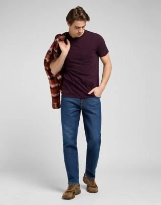 Lee Slim Ultimate Pocket T-Shirt kurzarm deep wine (Herren)