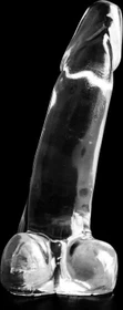 Dark Crystal Clear Medium Dildo