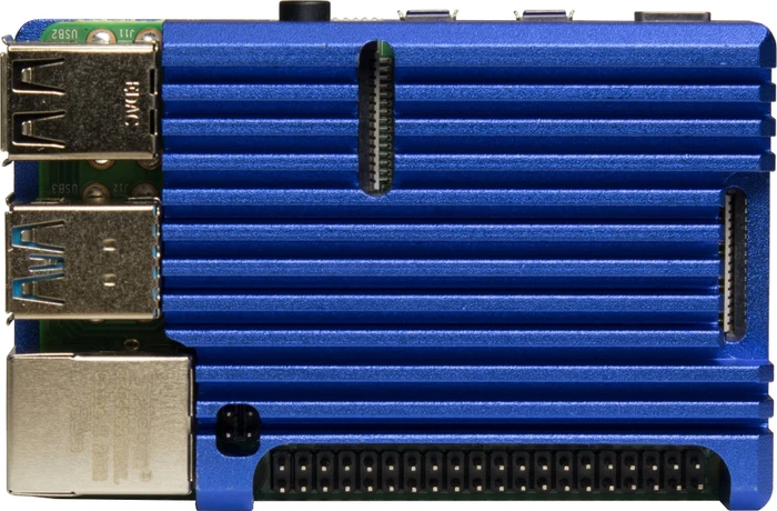 Inter-Tech ODS-721 für Raspberry Pi 4B Case für Raspberry Pi 4 Modell B, schwarz
