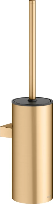 Keuco Collection Moll Toilettenbürstengarnitur mit Deckel messing gebürstet/anthrazit