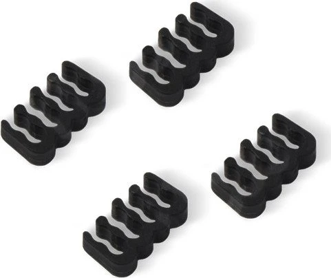 SilverStone PP07E Serie P07E-PCIBW, 6/8-Pin PCIe Verlängerungskabel, 300mm, sleeved schwarz/weiß