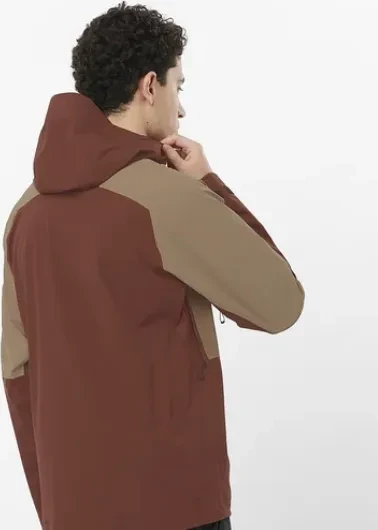 Salomon Outerpath Pro 2.5L Funktionsjacke rum raisin/shitake (Herren)