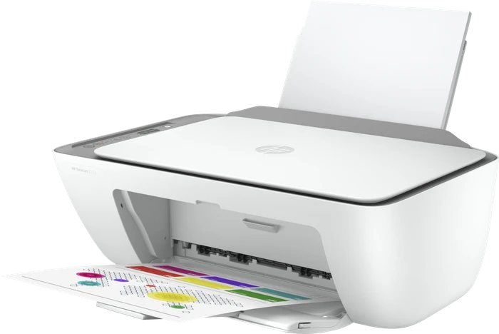 HP DeskJet 2722 All-in-One weiß/grau, Tinte, mehrfarbig