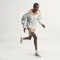 adidas Adizero Evo SL crystal white/lucid tangerine/iron metallic (Herren) Vorschaubild