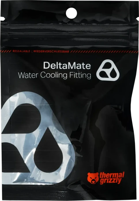 Thermal Grizzly DeltaMate Rotary 45°-Verbinder G1/4", schwarz