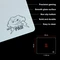 SkyPAD Glass 3.0 XL Gaming-Mauspad aus gehärtetem Glas, 500x400mm, Text Logo, weiß Vorschaubild