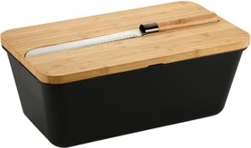 Kesper Brotkasten inkl. Brotmesser schwarz