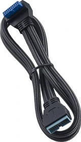 CableMod ModMesh interne USB 3.0 Verlängerung, gewinkelt, carbon, 0.5m (CM-CAB-RIU3-N50KC-R)