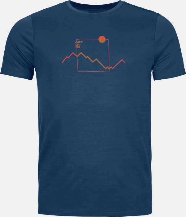 Ortovox 150 Cool Peak Funktionsshirt kurzarm deep ocean (Herren)