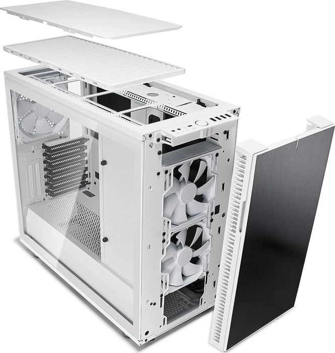 Fractal Design Define R6 USB-C White TG, Glasfenster, schallgedämmt