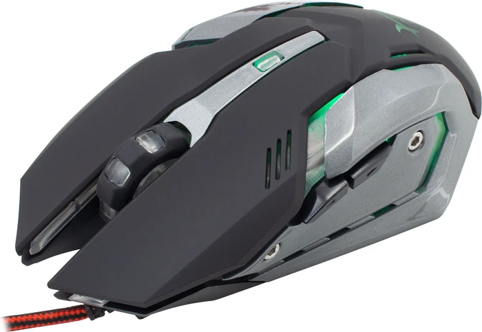 White Shark Caesar Gaming Mouse schwarz, USB