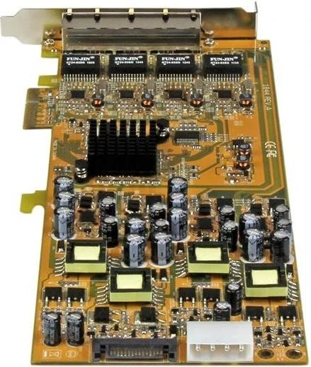 StarTech LAN-Adapter, 4x RJ-45, PCIe x4