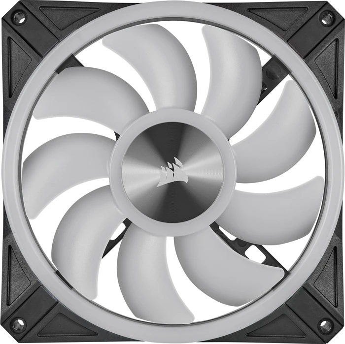 Corsair QL Series iCUE QL140 RGB PWM Dual Fan Kit, schwarz, LED-Steuerung, 140mm, 2er-Pack