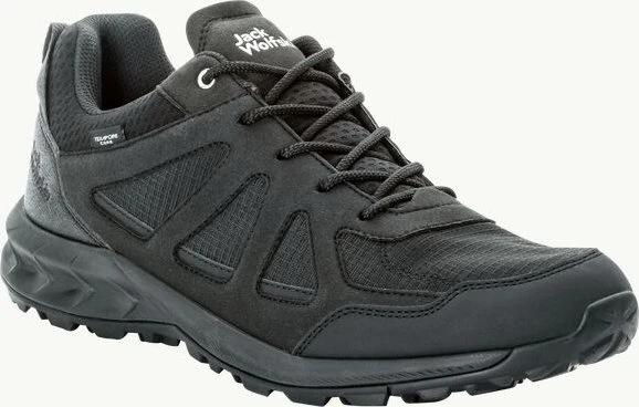 Jack Wolfskin Woodland 2 Texapore Low schwarz (Herren)