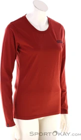 ION Bike Tee Logo DR LS Trikot langarm spicy red (Damen)