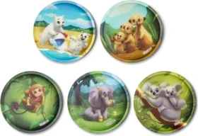 Ergobag Klettie-Set Zoobabies matt, 5-tlg.