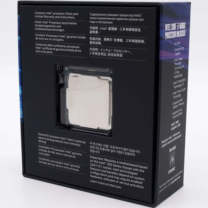 Intel Core i7-8086K Limited Edition, 6C/12T, 4.00-5.00GHz, boxed ohne Kühler
