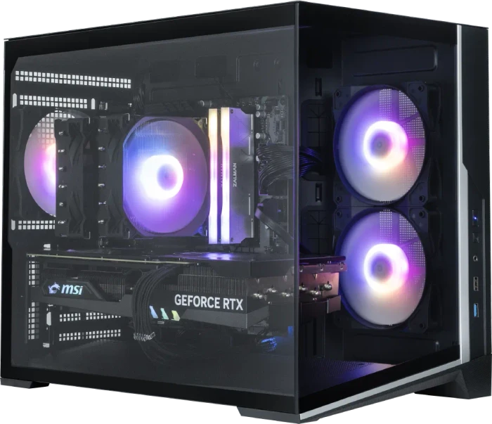 Zalman D30 Black, Glasfenster