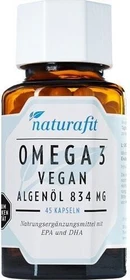 naturafit Omega 3 vegan Algenöl Kapseln, 45 Stück