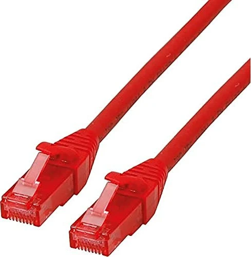 Roline / Secomp GHMT Patchkabel, Cat6, U/UTP, RJ-45/RJ-45, 5m, rot