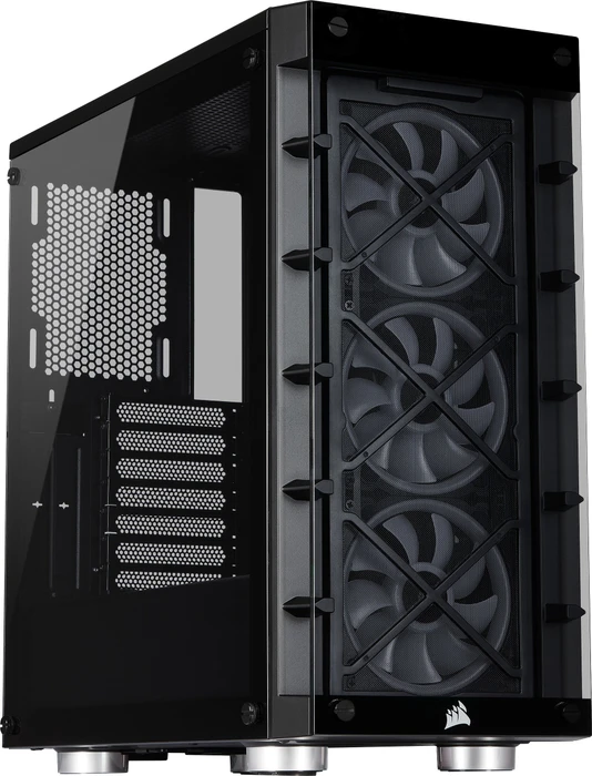 Corsair iCue 465X RGB, schwarz, Glasfenster