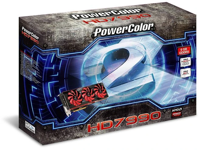 PowerColor Radeon HD 7990 [Malta XT] V2, 2x 3GB GDDR5, DVI, 4x mDP