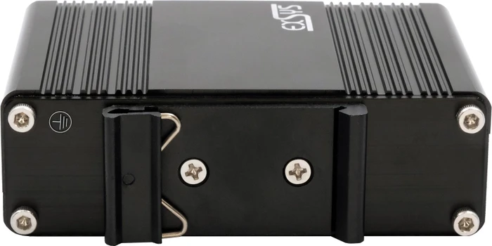 Exsys Industrial Railmount Gigabit PoE-Injektor, 2x RJ-45, 60W LTPoE++