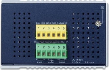 Planet IGS-5225 Industrial Railmount Gigabit Managed Switch, 8x RJ-45, 4x SFP, 240W PoE+