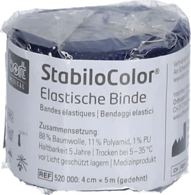 Bort Medical StabiloColor Bandage blau, 4cm x 5m, 1 Stück