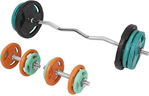 Gorilla Sports Gripper Sternverschluss Sz-Curl Set 35kg