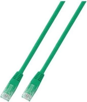 EFB Elektronik PVC CCA Patchkabel, Cat5e, U/UTP, RJ-45/RJ-45, 0.5m, grün