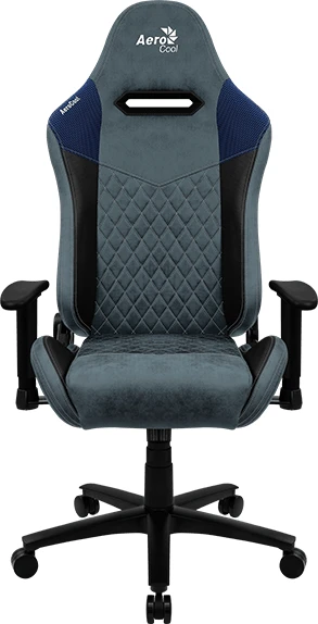 AeroCool Duke AeroSuede Gamingstuhl, blau/schwarz