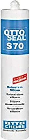 Otto-Chemie Ottoseal S 70 C110 Naturstein Silikonkleber fugengrau struktur, 310ml