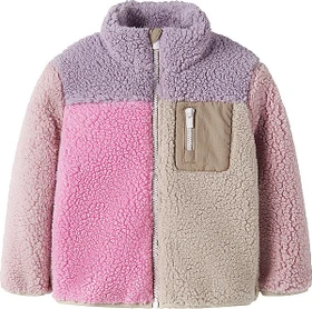 Name It Colorblock Teddy Jacke orchid bouquet (Junior)