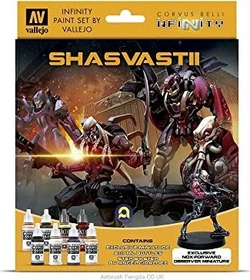 Vallejo Model Color Corvus Belli Infinity Shasvastii Farbset, 8-tlg.