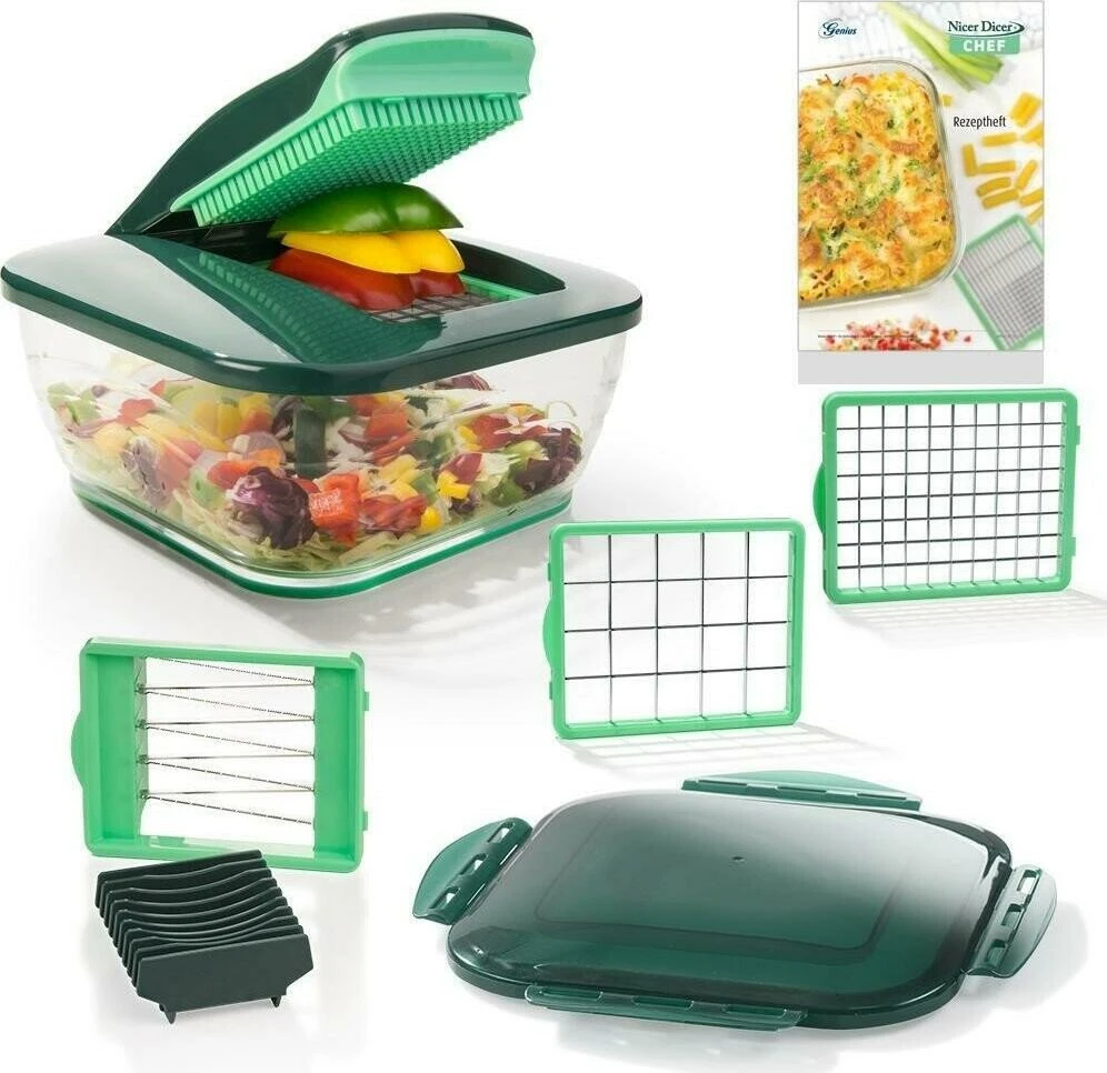 Genius Nicer Dicer Chef Multischneider-Set grün ab € 54,03 (2026)