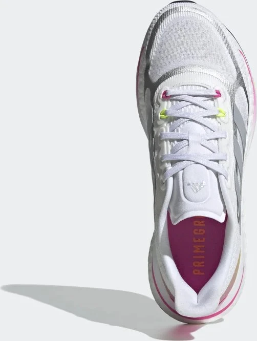 adidas Supernova+ cloud white/halo silver/screaming pink (Damen)