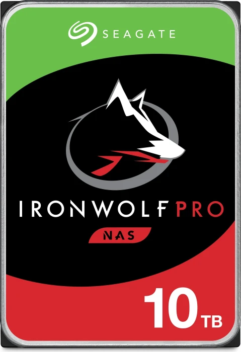 Seagate IronWolf Pro NAS HDD +Rescue 10TB, 24/7, 512e / 3.5" / SATA 6Gb/s