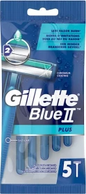 Gillette Blue II Plus Einwegrasierer, 5 Stück