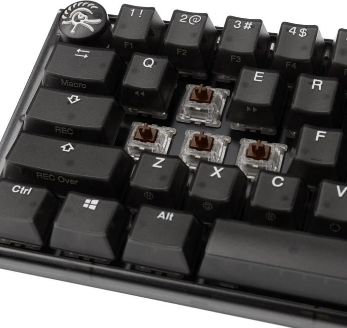 Ducky One 3 Mini PBT, LEDs RGB, Aura Black, MX RGB BROWN, USB, US