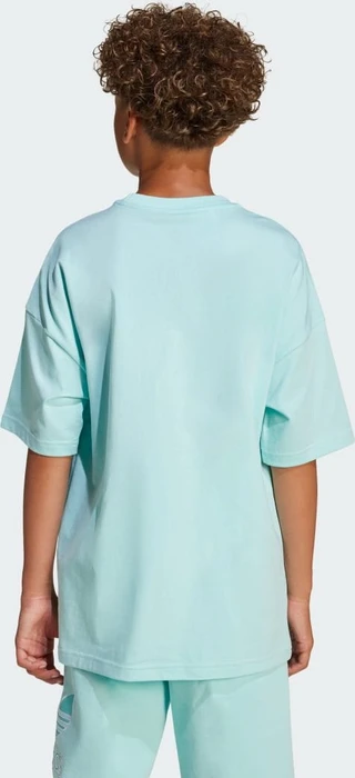 adidas Oversize Trefoil T-Shirt kurzarm semi flash aqua (Junior)