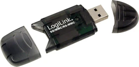 LogiLink Single-Slot-Cardreader bulk, USB-A 2.0 [Stecker] (CR0007B)