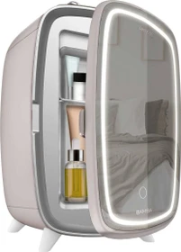 Cecotec Bamba CoolingBeauty 6000 Kosmetik-Kühlschrank mit Spiegel 6l rose
