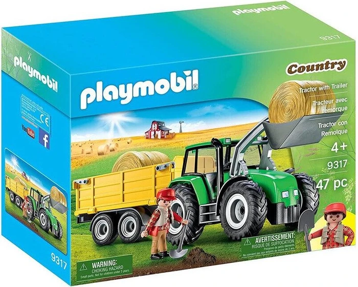 playmobil Country Traktor mit Anhänger (9317)