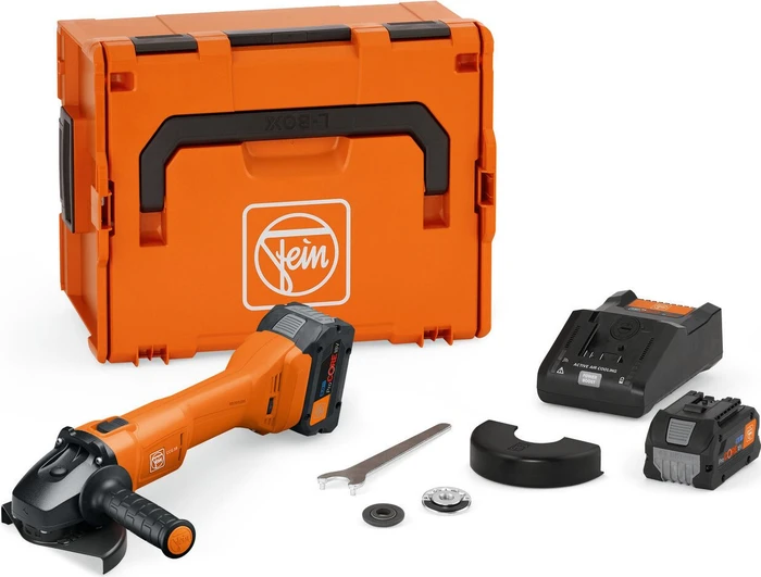 Fein CCG 18-125-12 AS Set ProCore Akku-Winkelschleifer inkl. L-Boxx + 2 Akkus 8.0Ah